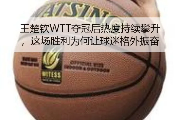 王楚钦WTT夺冠后热度持续攀升，这场胜利为何让球迷格外振奋